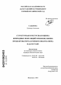 Садыкова, Гульнара Алиловна. Структурная и ресурсная оценка природных популяций можжевельника продолговатого (Juniperus oblonga Bieb.) в Дагестане: дис. кандидат биологических наук: 03.02.08 - Экология (по отраслям). Махачкала. 2010. 187 с.