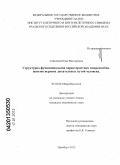 Соболева, Юлия Викторовна. Структурно-функциональная характеристика микросимбиоценозов верхних дыхательных путей человека: дис. кандидат медицинских наук: 03.02.03 - Микробиология. Оренбург. 2012. 148 с.
