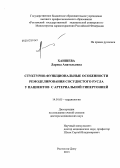 Хаишева, Лариса Анатольевна. Структурно-функциональные особенности ремоделирования сосудистого русла у пациентов с артериальной гипертонией: дис. доктор медицинских наук: 14.01.05 - Кардиология. Ростов-на-Дону. 2013. 252 с.