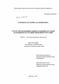 Хорошева, Екатерина Владимировна. Структурно-функциональные особенности семьи, находящейся в трудной жизненной ситуации: дис. кандидат психологических наук: 19.00.13 - Психология развития, акмеология. Москва. 2012. 238 с.