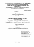 Дамдиндорж, Даваасурэн. Структурно-функциональные особенности сердечно-сосудистой системы у больных аутоиммунным тиреоидитом: дис. кандидат медицинских наук: 14.01.02 - Эндокринология. Новосибирск. 2010. 160 с.