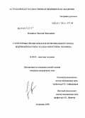 Михайлов, Николай Николаевич. Структурные преобразования проксимального конца бедренной кости на этапах онтогенеза человека: дис. кандидат медицинских наук: 14.00.02 - Анатомия человека. Волгоград. 2008. 157 с.
