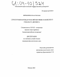 Шувалова, Ольга Олеговна. Структурообразующая роль лейтмотивов и символов в романах Ч. Диккенса: дис. кандидат филологических наук: 10.01.03 - Литература народов стран зарубежья (с указанием конкретной литературы). Москва. 2003. 238 с.
