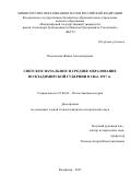 Подольская Жанна Александровна. Светское начальное и среднее образование во Владимирской губернии в 1864 -1917 гг.: дис. кандидат наук: 07.00.02 - Отечественная история. ФГБОУ ВО «Ивановский государственный университет». 2016. 242 с.