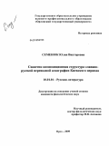 Семенюк, Юлия Викторовна. Сюжетно-композиционная структура славяно-русской переводной агиографии Киевского периода: дис. кандидат филологических наук: 10.01.01 - Русская литература. Орел. 2009. 189 с.