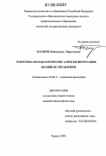 Кагиров, Баймухамат Нуруллович. Теоретико-методологические аспекты интеграции знаний об управлении: дис. кандидат философских наук: 09.00.11 - Социальная философия. Барнаул. 2006. 194 с.