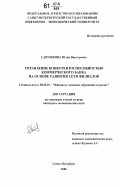 Савушкина, Юлия Викторовна. Управление конкурентоспособностью коммерческого банка на основе развития сети филиалов: дис. кандидат экономических наук: 08.00.10 - Финансы, денежное обращение и кредит. Санкт-Петербург. 2006. 151 с.