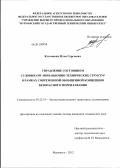 Кузьминых, Илья Сергеевич. Управление состоянием судовых организационно-технических структур в рамках современной обобщенной концепции безопасного мореплавания: дис. кандидат технических наук: 05.22.19 - Эксплуатация водного транспорта, судовождение. Мурманск. 2012. 144 с.