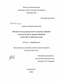 Некрасова, Марина Ивановна. Видовой состав, распределение и сезонная динамика многощетинковых червей (Polychaeta) залива Восток (Японское море): дис. кандидат биологических наук: 03.00.18 - Гидробиология. Владивосток. 2008. 205 с.