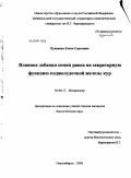 Цуканова, Елена Сергеевна. Влияние добавки семян рапса на секреторную функцию поджелудочной железы кур: дис. кандидат биологических наук: 03.00.13 - Физиология. Новосибирск. 2009. 182 с.