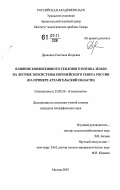 Дровнина, Светлана Игоревна. Влияние конвективного теплового потока Земли на лесные экосистемы Европейского Севера России: на примере Архангельской области: дис. кандидат географических наук: 25.00.36 - Геоэкология. Москва. 2007. 199 с.