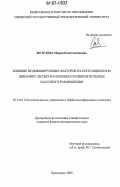 Метелева, Мария Константиновна. Влияние модифицирующих факторов на популяционную динамику лесных насекомых и развитие вспышек массового размножения: дис. кандидат физико-математических наук: 05.13.01 - Системный анализ, управление и обработка информации (по отраслям). Красноярск. 2006. 147 с.