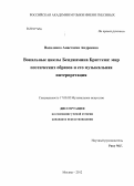 Василенко, Анастасия Андреевна. Вокальные циклы Бенджамина Бриттена: мир поэтических образов и его музыкальная интерпретация: дис. кандидат искусствоведения: 17.00.02 - Музыкальное искусство. Москва. 2012. 345 с.
