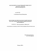 Голиченкова, Полина Дмитриевна. Волосяные фолликулы и волосяной покров в постнатальном онтогенезе мыши в норме и эксперименте: дис. кандидат биологических наук: 03.00.30 - Биология развития, эмбриология. Москва. 2008. 147 с.