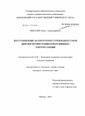 Михалин, Павел Александрович. Восстановление валов роторов турбокомпрессоров дизелей лесных машин и передвижных электростанций: дис. кандидат технических наук: 05.21.01 - Технология и машины лесозаготовок и лесного хозяйства. Москва. 2010. 167 с.