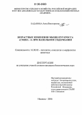Баданина, Анна Викторовна. Возрастные изменения мышц кур кросса "Смена-4" при напольном содержании: дис. кандидат биологических наук: 16.00.02 - Патология, онкология и морфология животных. Иваново. 2006. 126 с.