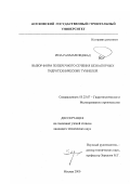Реза Рахман Неджад. Выбор форм поперечного сечения безнапорных гидротехнических туннелей: дис. кандидат технических наук: 05.23.07 - Гидротехническое строительство. Москва. 2000. 146 с.