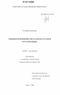Пак, Ирина Яковлевна. Языковое воплощение образа дерева/растения в русском языке: дис. кандидат филологических наук: 10.02.01 - Русский язык. Томск. 2006. 269 с.