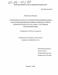 Лобода, Ольга Юрьевна. Закономерности пространственно-временной динамики показателей здоровья населения Панинского района Воронежской области и их связь с состоянием окружающей среды: дис. кандидат географических наук: 25.00.36 - Геоэкология. Воронеж. 2003. 149 с.