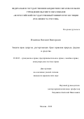 Измайлов Виталий Викторович. Защита прав супругов, расторгающих брак: правовая природа, формы и средства: дис. кандидат наук: 12.00.03 - Гражданское право; предпринимательское право; семейное право; международное частное право. ФГБОУ ВО «Всероссийский государственный университет юстиции (РПА Минюста России)». 2020. 250 с.