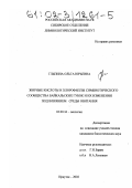 Глызина, Ольга Юрьевна. Жирные кислоты и хлорофиллы симбиотического сообщества байкальских губок и их изменения под влиянием среды обитания: дис. кандидат биологических наук: 03.00.16 - Экология. Иркутск. 2002. 138 с.