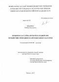 Яныгина, Любовь Васильевна. Зообентос бассейна Верхней и Средней Оби: воздействие природных и антропогенных факторов: дис. кандидат наук: 03.02.08 - Экология (по отраслям). Владивосток. 2014. 399 с.